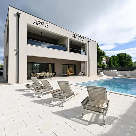 Luxury Marlov With Swimming Pool And Private Parking * Bibinje